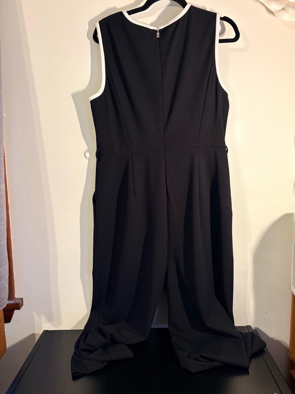 Karl Lagerfeld Black Garment with White Trim